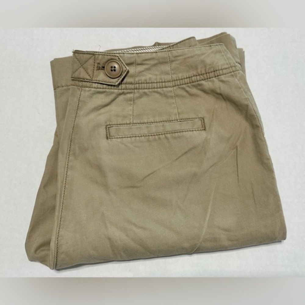 J. Jill Cotton Pants Khaki Stone Womens Size 2 casual bigger buttons‎ - Picture 10 of 14